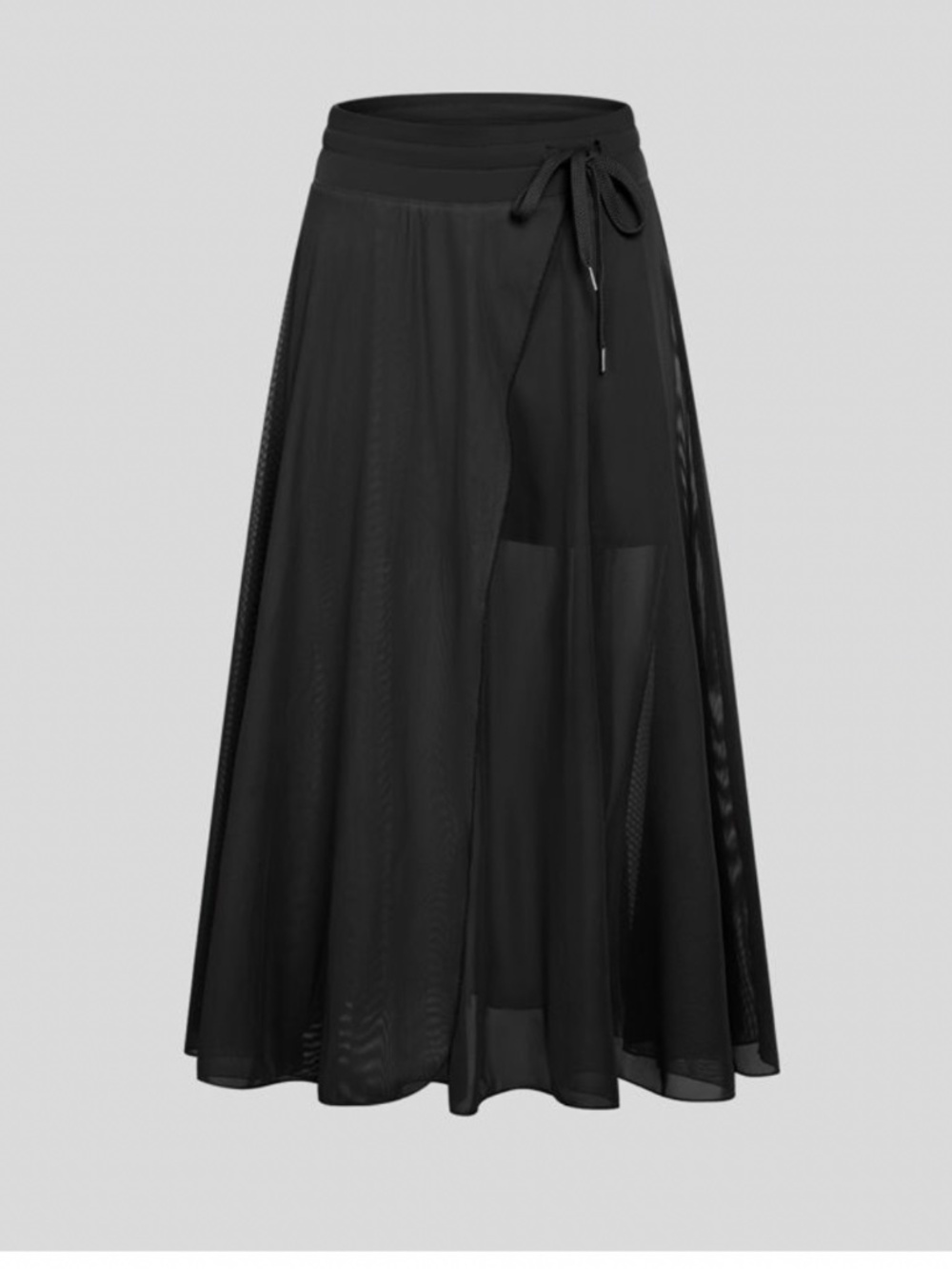HALARA High 2-in-1 Pocket Flowy Midi Flare Casual Skirt - Picture 2 of 6